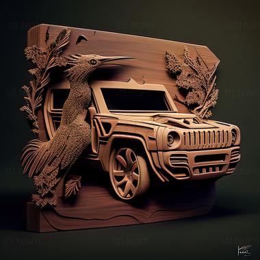 3D модель Hummer H2 (STL)